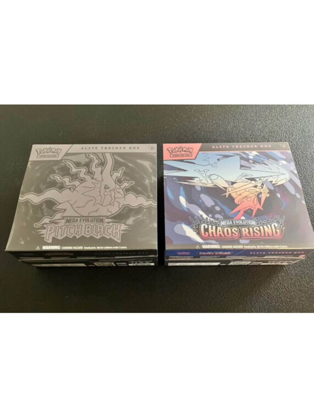 Chaos Rising ETB and Pitch Black ETB Brand New & Factory Sealed
